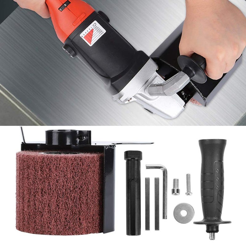 Jectse Burnishing Polishing Machine and Attachment for Angle Grinder, Angle Grinder Accessories Polishing Wheel Drawing Machine - Image 4